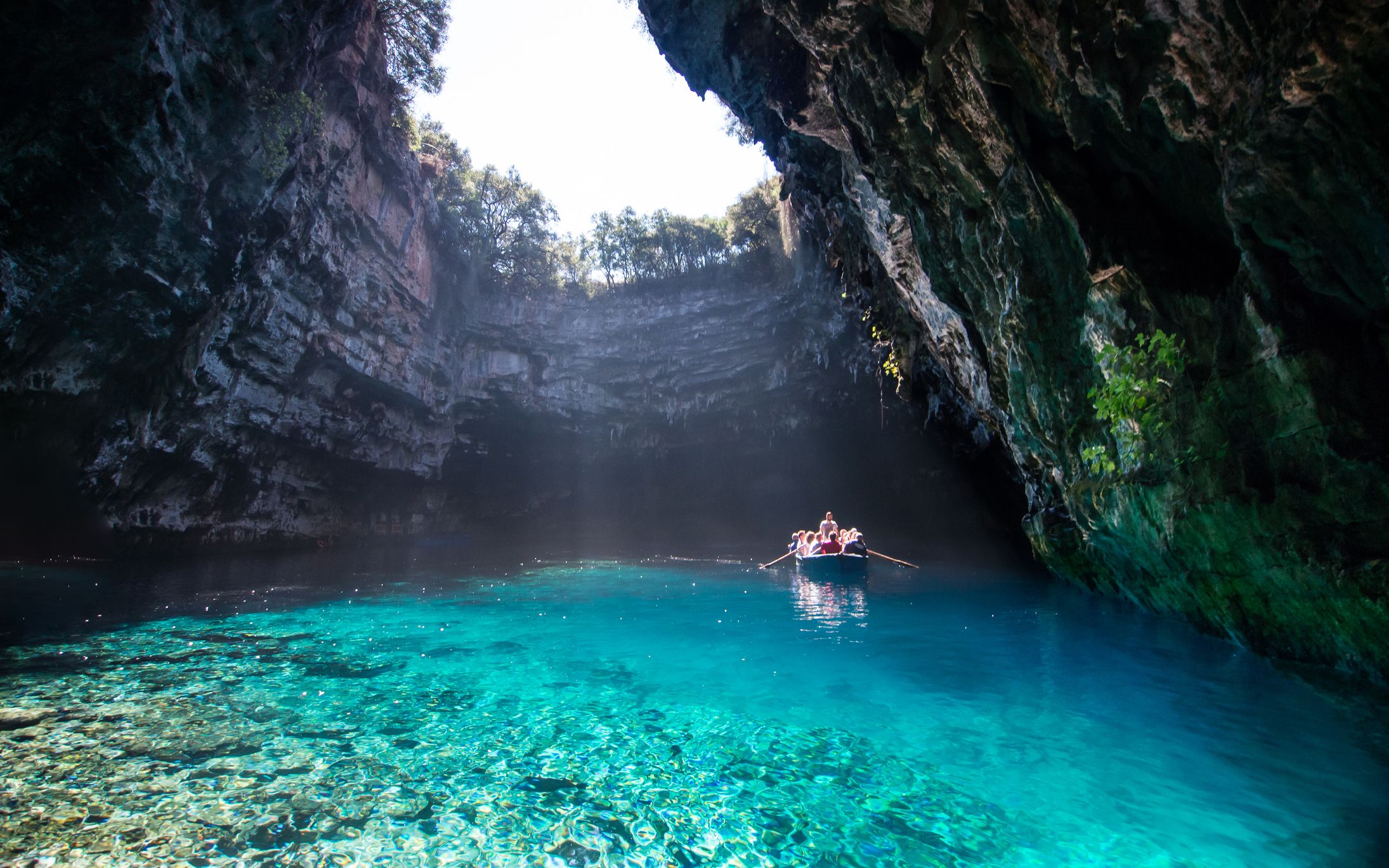 Melissani Cave