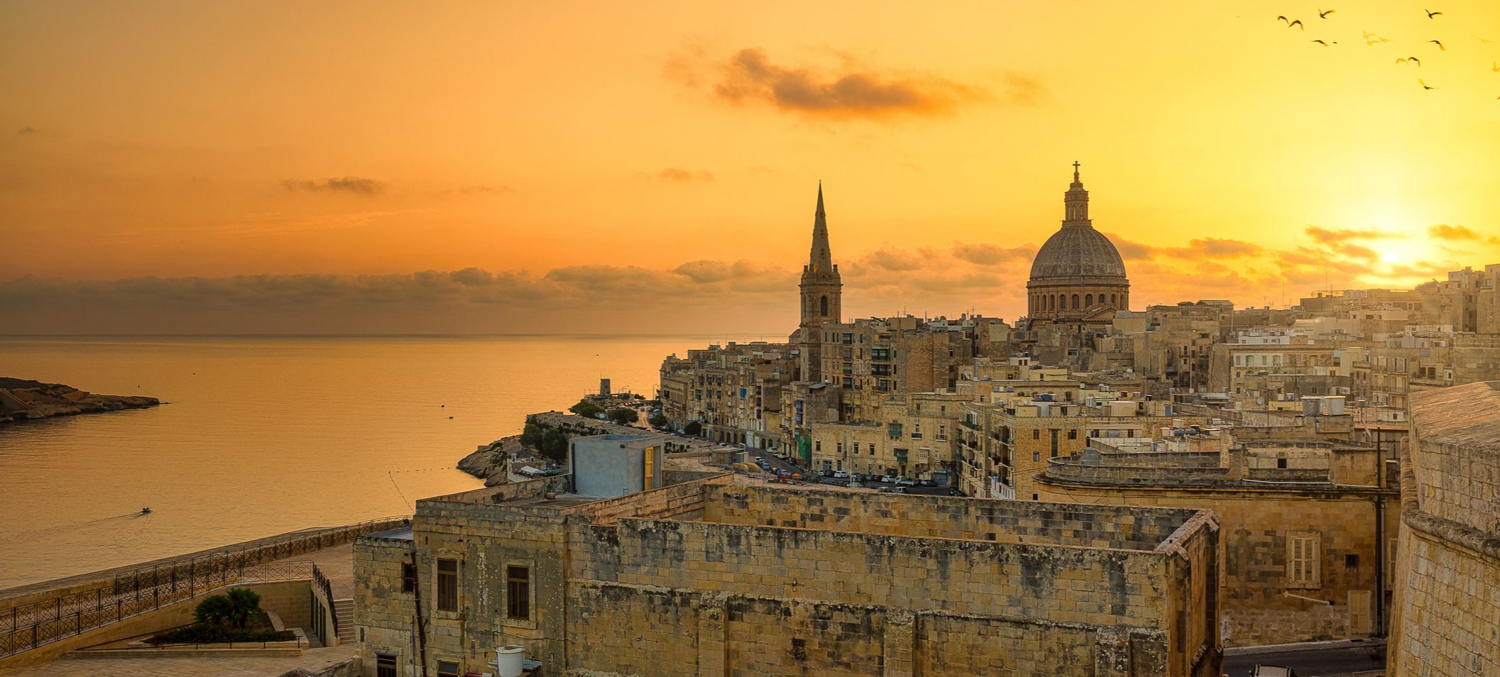 Valletta sunrise