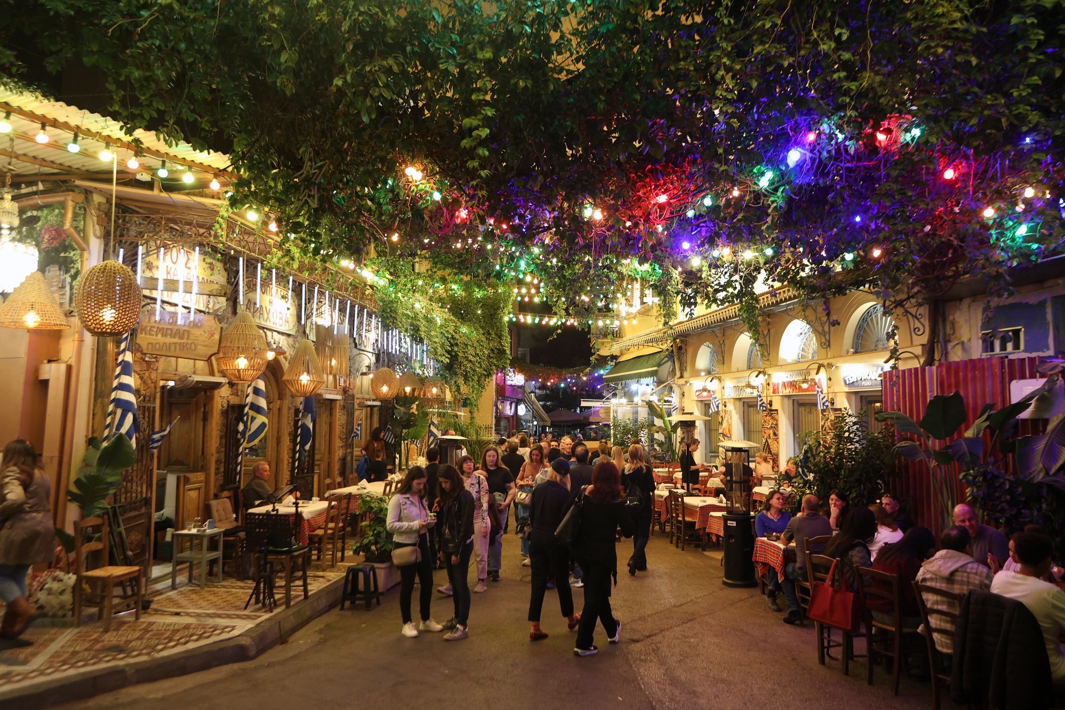athens night