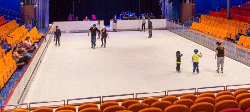 cruise ship ice rink
