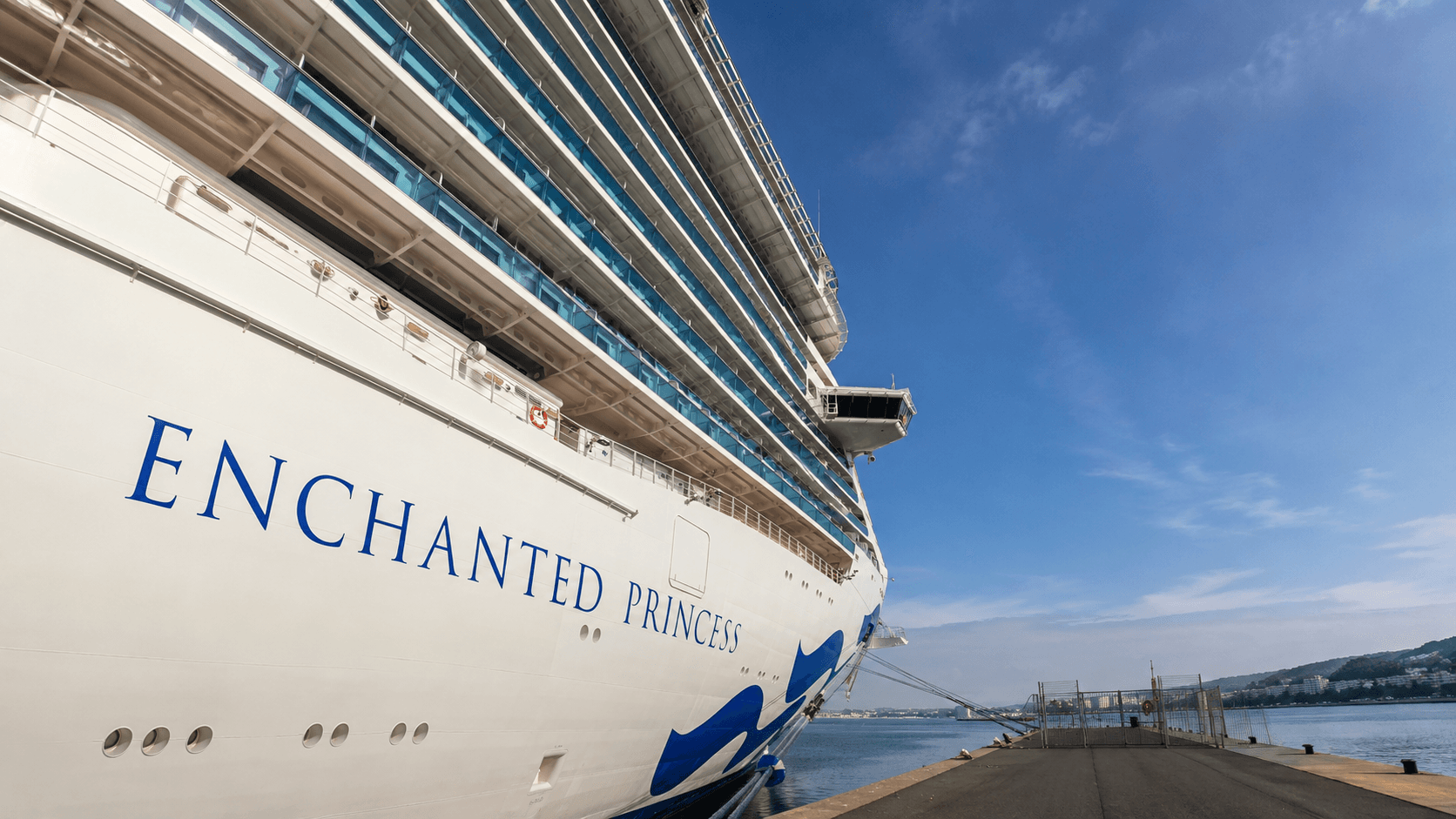 Enchanted Princess docked in Gibraltar