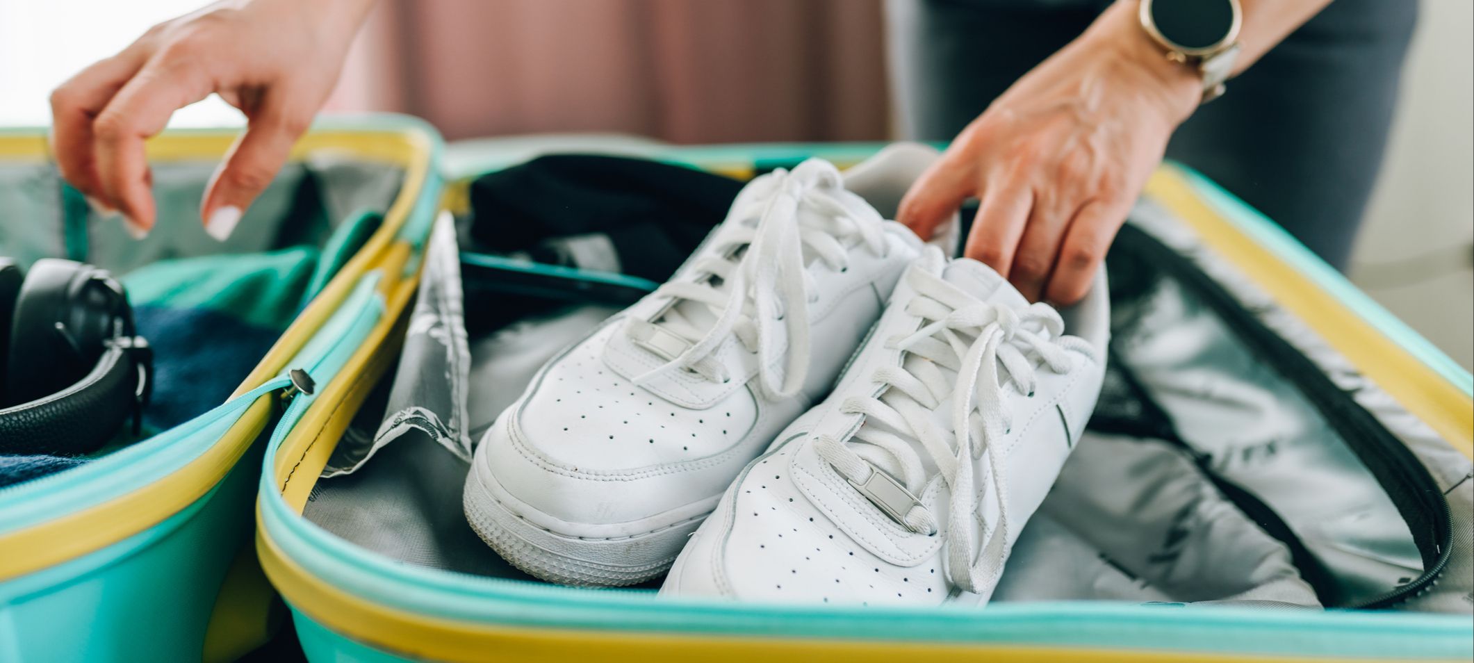 packing shoes