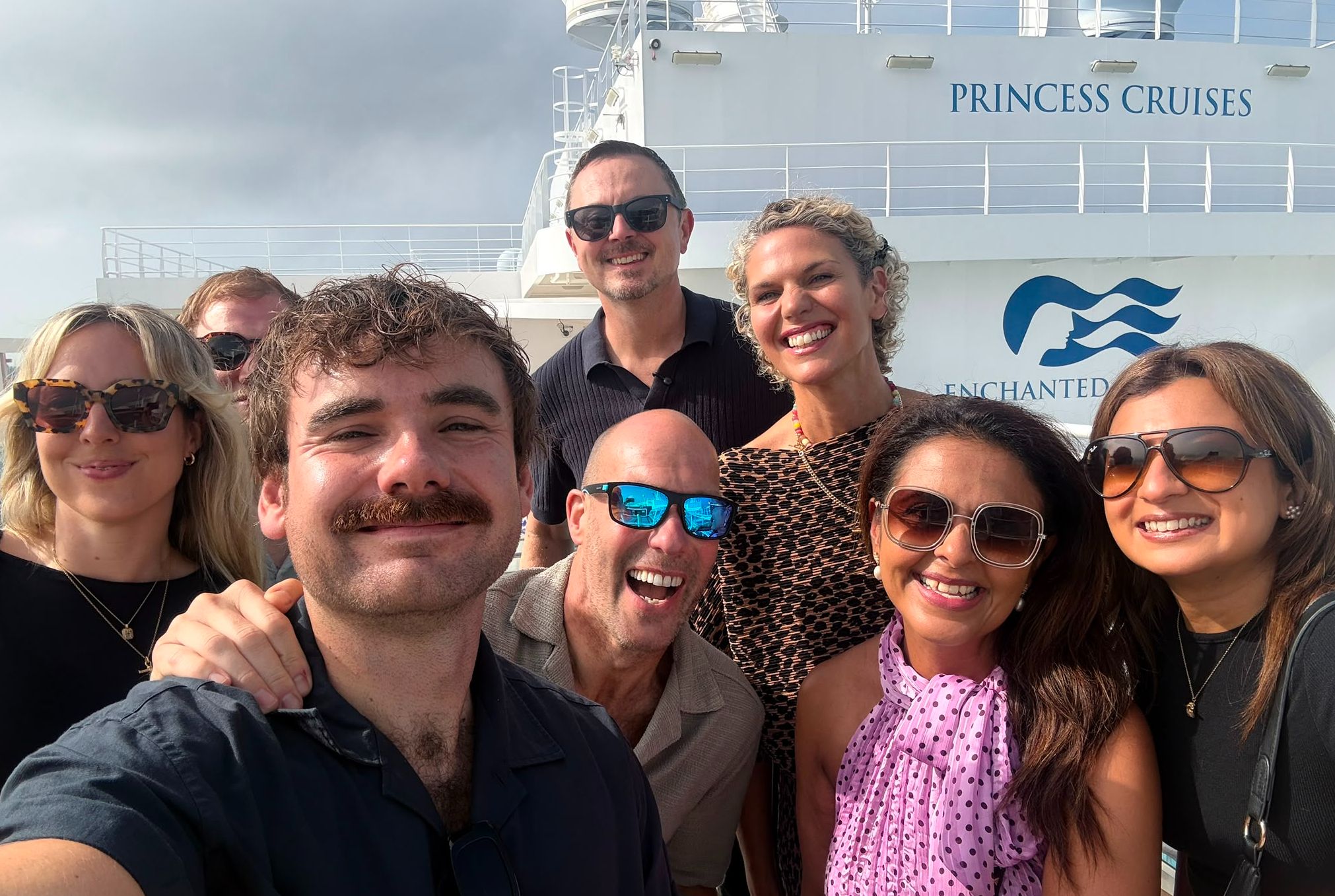 the team on board