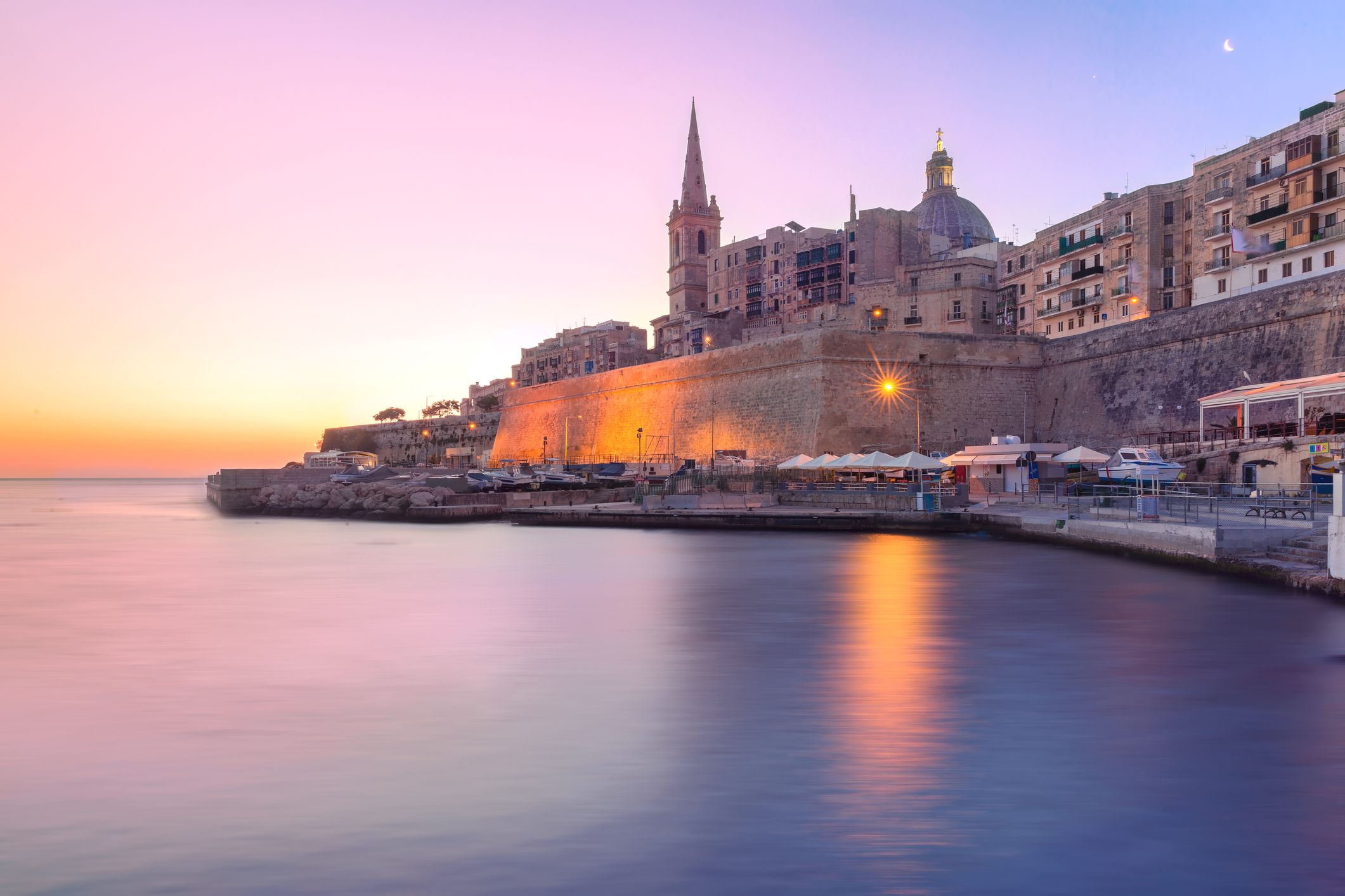 valletta sunrise